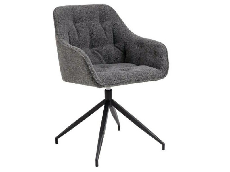 Krzesło Brooke obrotowe antracytowe Monza - ACTONA